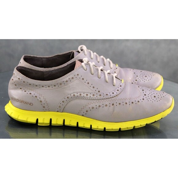 Cole Haan Zero Grand Women's Wingtip Oxford Comfort Shoes Size 8 B Leather Gray - Picture 4 of 11